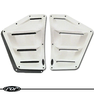 2005+ POLARIS IQR / 600RR Snowmobile Racer PDP PREMIUM Middle Vent Kit: WHT - Image 1 of 4