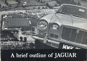 A Brief Outline of Jaguar corporate brochure 1970 XJ6 420 factory photos - Picture 1 of 1
