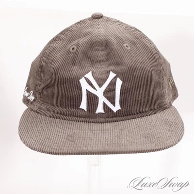 NWT Aime Leon Dore New Era 5950 New York Yankees Green Grey Corduroy Hat Cap NR - Image 1 of 4