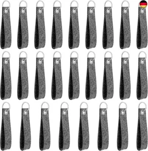26 STK Filz Schlüsselanhänger Rohling mit Ringe, DIY Blanko Schlüsselanhänger Fi - Bild 1 von 7