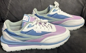 FILA Renno Sneakers Donna Taglia 11 Pastello Viola Blu Verde Retro Scarpe da Corsa - Foto 1 di 7