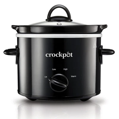 CrockPot, Slow Cooker,1.8L, Black, CSC080 - Image 1 of 4