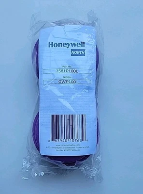 North 7581P100 Combination Organic Vapor P100 Replacement Respirator Cartridge - Image 1 of 4