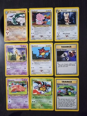 Pokémon TCG Donphan Neo Genesis Rare 9 Card Bundle - Image 1 of 2