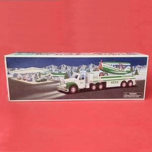 2002 COLLECTIBLE HESS TOY TRUCK & AIRPLANE   NEW IN BOX!    LF - Picture 1 of 3