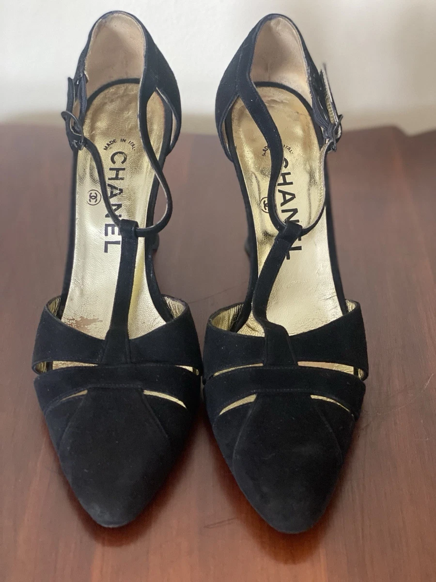 CHANEL Slingback Suede Upper Heels for Women for sale - eBay