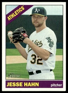 Topps Heritage SP Jesse Hahn Oakland Athletics #709 2015 - Imagen 1 de 2