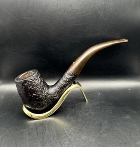 Estate Pipe 1966 Dunhill Shell Briar 120 ④S Shell Briar - Rusticated Bent Shape - Picture 1 of 11