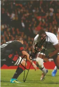 UNION BORDEAUX BEGLES RUGBY: THIERRY PAIVA SIGNED 6x4 ACTION PHOTO+COA - Picture 1 of 1