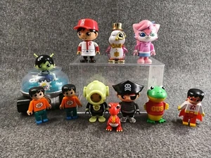 Ryan's World Figures Flying Saucer Ryan and Friends Lot Of 11 Assorted Figurines - Picture 1 of 12