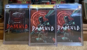 Batman: Damned 1-3 First Print Black Label Varianten ~ signiert & bewertet 7 Stück CGC 9.8 - Bild 1 von 24