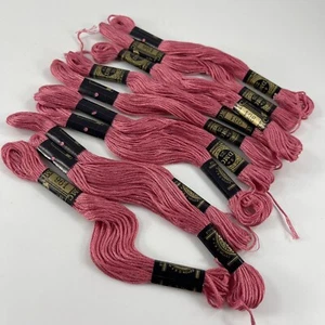 10 Skeins DMC Embroidery Thread Floss Pink 961 - Picture 1 of 5