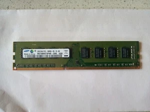 SAMSUNG 2GB RAM 2Rx8 PC3-10600U-09-10-B0 MEMORY CARD FREE POSTAGE AUST WIDE - Picture 1 of 3