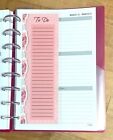 To Do List/Notes DASHBOARD 4 USE w/ the TUL/Arc (8 disc) Planner