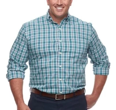 New  IZOD Men's Big and Tall Button Down Long Sleeve Classic Fit Dress Shirt NWT - Image 1 of 4