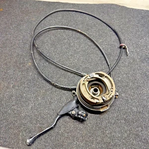81-83 Honda XR200R OEM FRONT BRAKE ASSEMBLY CABLE LEVER BRAKE PERCH PANEL - Bild 1 von 7