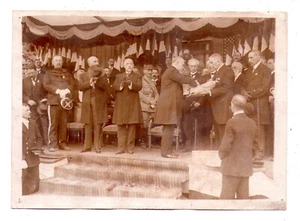 ancienne photo n°61 M. Branger Poincaré à Cambrai 1919 début XX ème - Picture 1 of 2