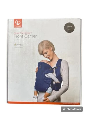 Открытая коробка | Stokke MyCarrier передняя детская переноска коричневая - Изображение 1 из 3