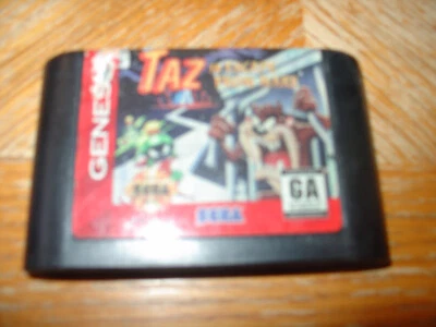 Sega Genesis Taz in Escape From Mars (Sega Genesis, 1994) Tested Working - Image 1 of 3
