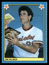 1983 Fleer Star Stickers Jim Palmer #200 NM Baltimore Orioles