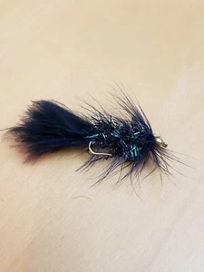 B.H Krystal  Bugger Black  size  #8 1 Doz - Picture 1 of 1