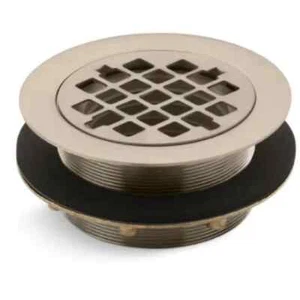 Kohler 9132-BV 4-3/8" Round Shower Drain Brushed Bronze Brass Modern Round - Picture 1 of 1