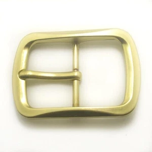 2x Single Prong Belt Buckle Rectangular Alloy Pin Buckle Fit for 1.5" Wide Belt - Picture 1 of 4