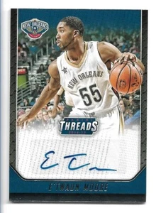 E'Twaun Moore 2016-17 Panini Threads Autograph #14 New Orleans Pelicans Auto - Picture 1 of 2