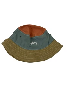 Cubo bloque de color de ala ancha azul Stüssy - Imagen 1 de 3