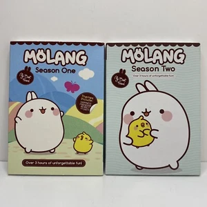 Molang - Season One 1 + Two 2 - DVD Animation - Bundle Pair Set Lot - NEW Sealed - Foto 1 di 8