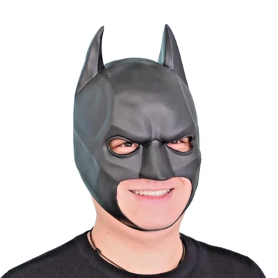 Batman PVC Mask costume adults outfit party halloween Fancy Dress cosplay realis - Image 1 of 4