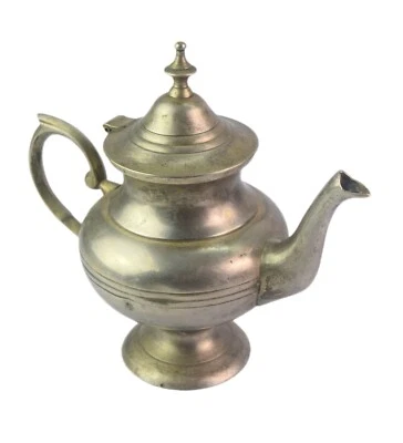 Vassoio Da Tè In Ottone Vintage Per Tavolo Da Pranzo. G66-1303 - Immagine 1 di 4