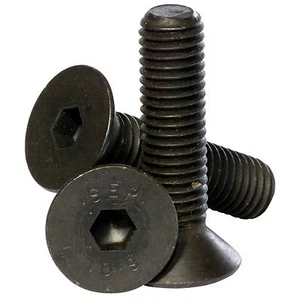 Tornillos contrahundidos negros autocolor M3 (3 mm) de alta resistencia de 10,9 zócalos - Imagen 1 de 1