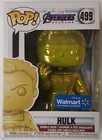 Funko POP EXCLUSIVE Chrome Yellow Hulk w/ Infinity Gauntlet #499 Endgame Figure