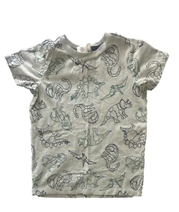 Tommy Bahama Dinosaur Boys 5T Tee Shirt Short Sleeve Gray - Picture 1 of 6