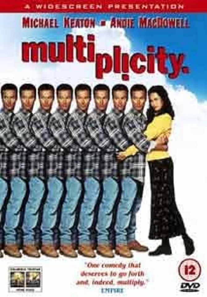 MULTIPLICITY DVD Michael Keaton Andie MacDowell Movie Film UK Brand New Sealed - Image 1 of 1