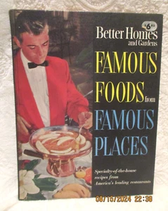 Better Homes & Gardens Famous Foods from Famous Place~1964~Hardcover - Picture 1 of 18