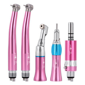 Dental Pink Color High and Low Speed Handpiece Kit
