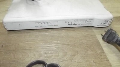 3Com 1679-110-000-5.00 OfficeConnect 8-Port Dual Speed Switch  USED T37 - Image 1 of 2
