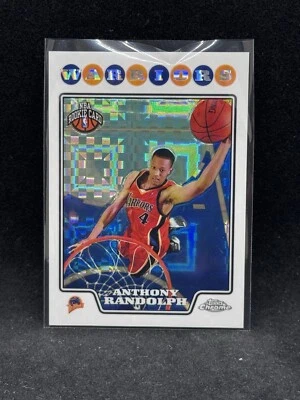 2008-09 Topps Chrome X-Fractors Anthony Randolph RC 114/288 Warriors #193 - Image 1 of 2