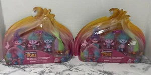 Trolls Poppy's Moda Frenzy Pack Conjunto de 4 Muñecas Figuras Nuevo Caja Abierta - Imagen 1 de 7