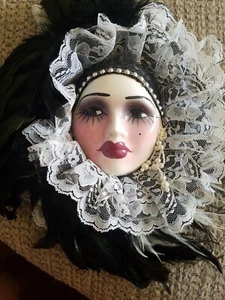 Unique Creations Lady Face Mask Wall Art, Wall Hanging Decor - Picture 1 of 4