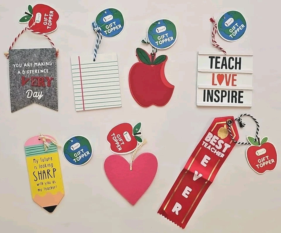 7 Various Gift Toppers For Teachers Foto 1 de 1