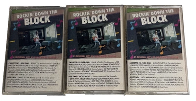 Rockin'  Down The Block  Cassette Tapes Cassettes 1,2,3,   Silver Eagle  Records - Image 1 of 4