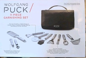 Wolfgang Puck 11 piece Garnishing Set with Storage Pouch-New In Box - Picture 1 of 3