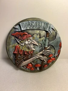 WYCHWOOD BRAUEREI WICKED EVIL HOBGOBLIN 9" RUNDES BARSCHILD/PLAKETTE. ENGLAND - Bild 1 von 20