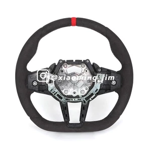 full Alcantara LCI steering wheel for BMW G20 G30 M4 G82 G42 M2 G87 M3 G80  G8X - Picture 1 of 8