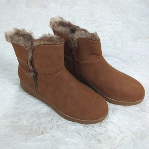 Women's London Fog Whiteout Winter Boots Chestnut Size 9M - Picture 1 of 7