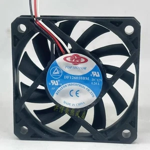 1 pcs TOP MOTOR 6010 DF126010BM DC12V 0.24A Axial Flow 60 * 10MM Fan - Picture 1 of 3