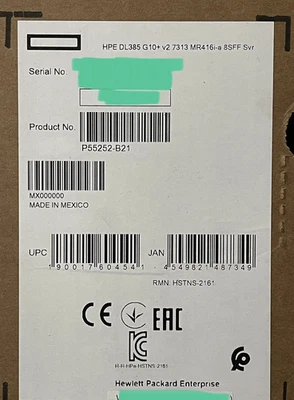 HPE DL385 Gen10+Plus V2 AMD 7313 32GB RAM 8xSFF MR416i-a 800W PSU SATA/SAS/NVMe - Image 1 of 4